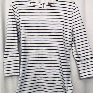 Crew Neck Stripe Top